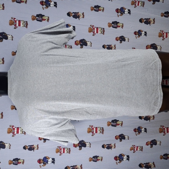 University of Arkansas Razorbacks Hogs graphic grey & red collegiate LG t-shirt - Picture 3 of 4